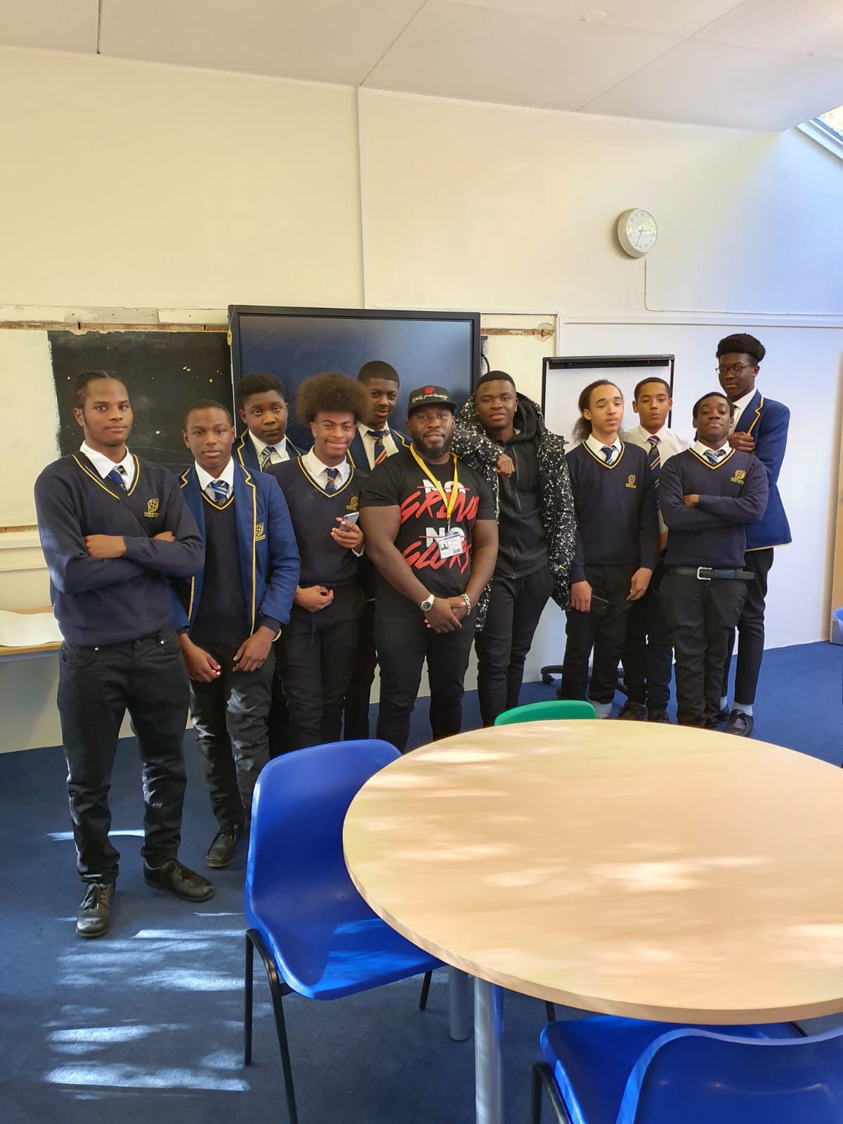 Mr. Beezy Speaking at School