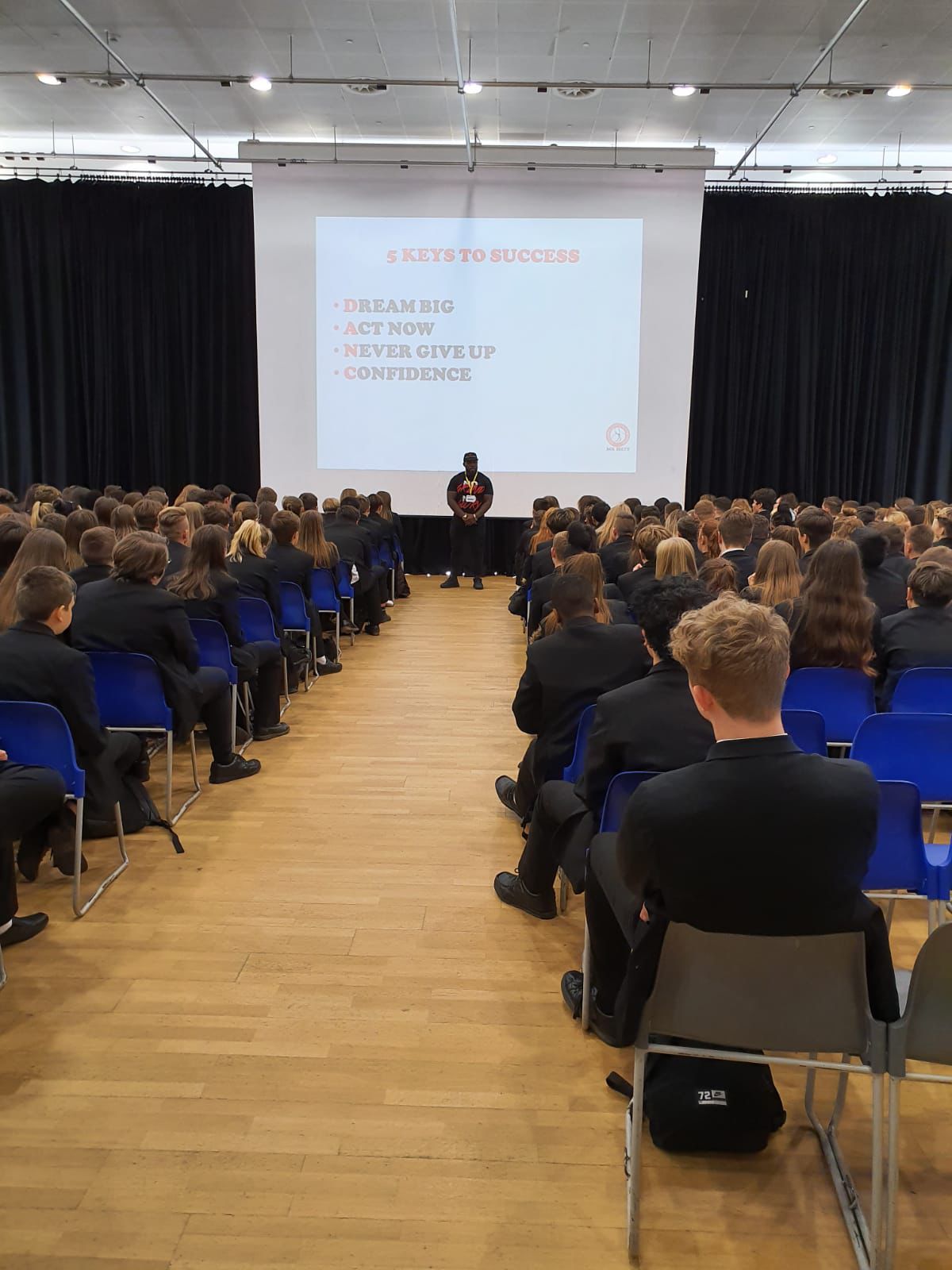 Mr. Beezy Speaking at School