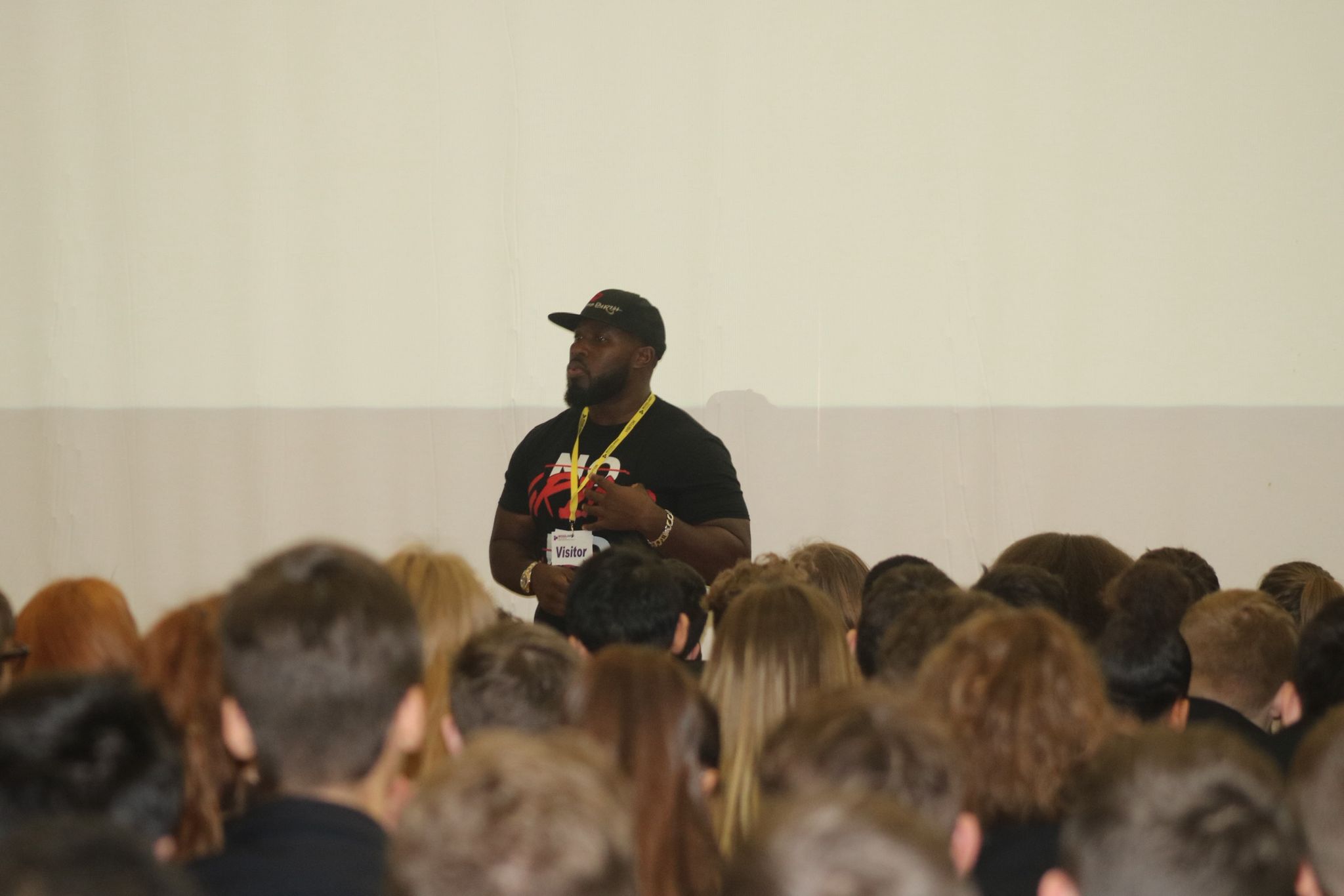 Mr. Beezy Speaking at School